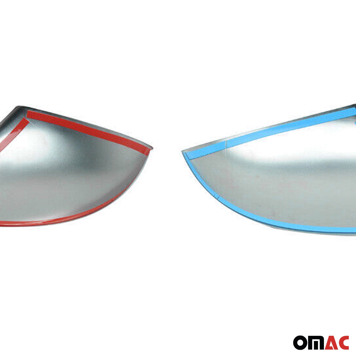 Coques de Rétroviseurs pour VW Touareg mk2 2010-2015 Pre-FL Acier Chromé Argent