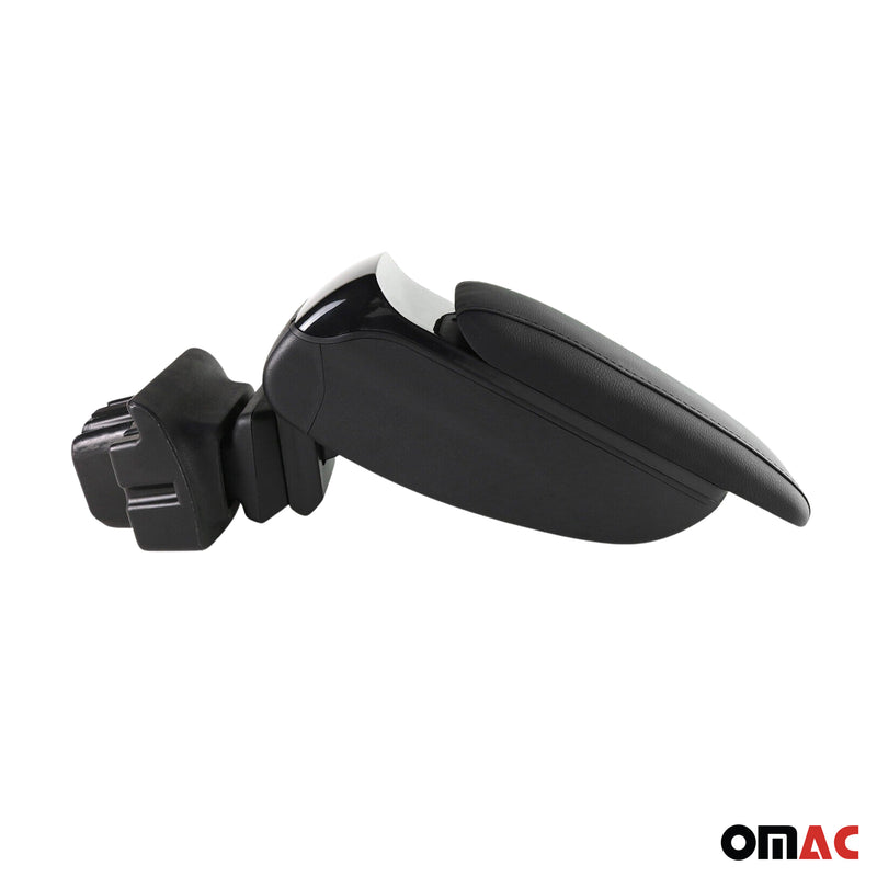 Accoudoir pour Ford Focus 2014-2018 Vinyl Abs Noir Coulissant