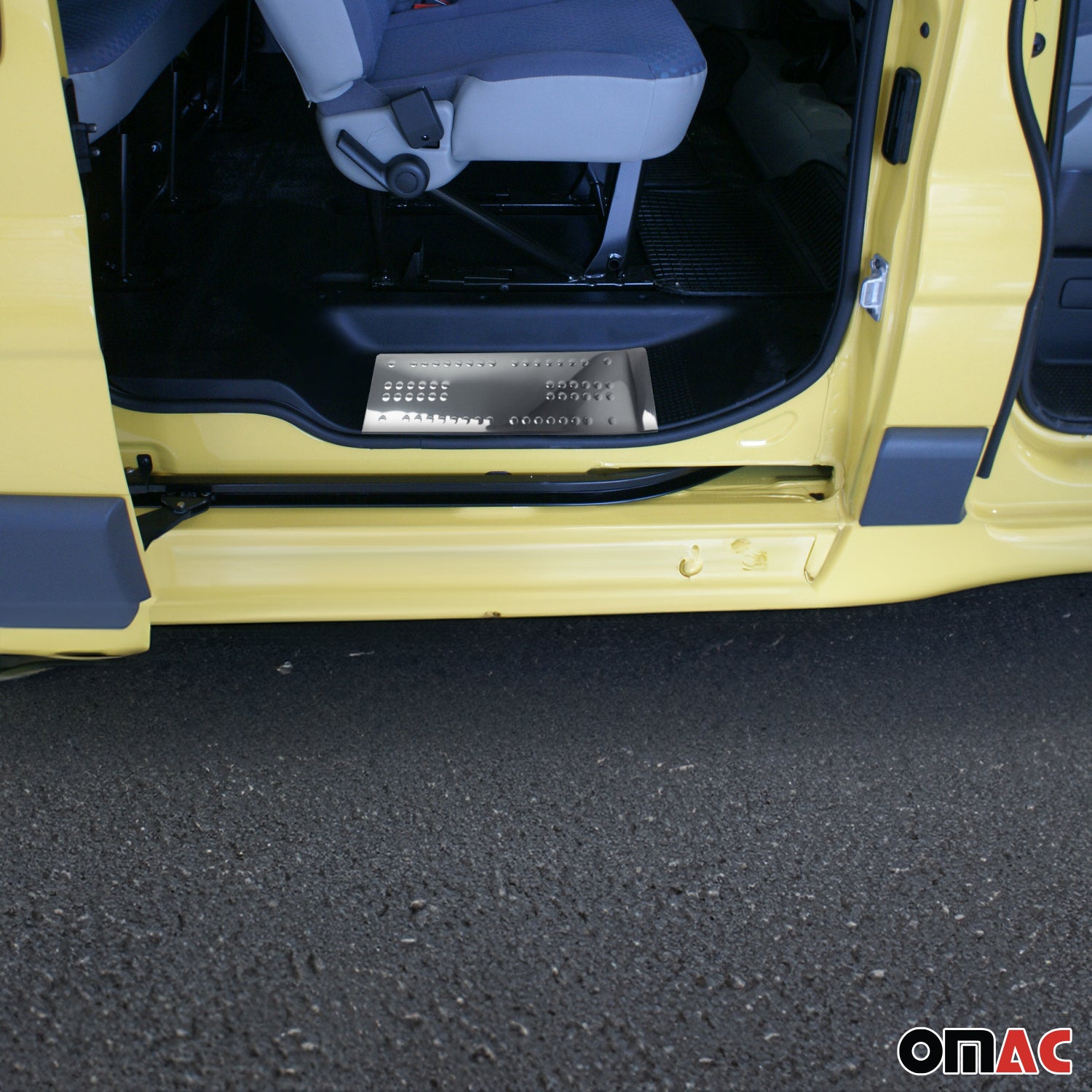 Couverture de Seuil de porte pour Renault Trafic II III 2001-19 inox chromé 4Pcs