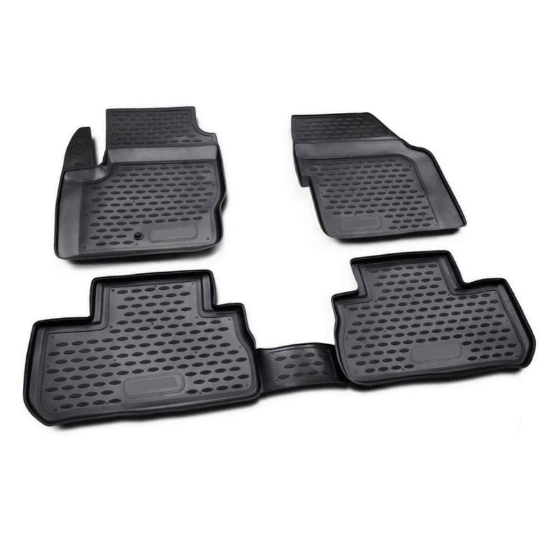 Tapis de sol pour Mazda 2 2007-2015 TPE en caoutchouc  3D Noir 4Pcs