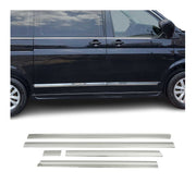 Garniture Baguette de porte latérale pour VW T6 T6.1 tout 2015-24 L1 inox chromé