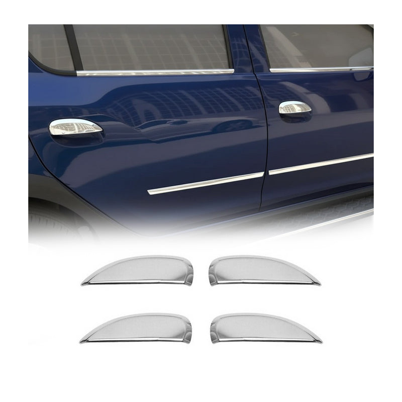 Couverture de poignée de porte pour Dacia Duster 2018-2024 en Acier Inoxydable