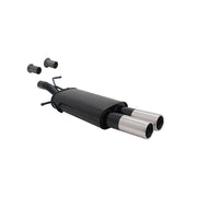 Échappement arrière sport Novus pour Peugeot 307 / Citroen C4 2x76mm avec ABE