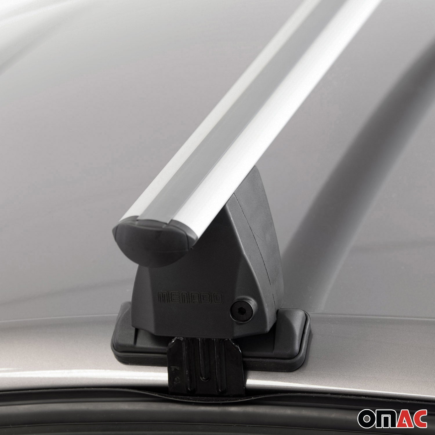 Menabo Barres de toit transversales pour DS DS7 Crossback 2017-2026 Alu Gris 2x