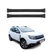 Barres de toit transversales pour Dacia Duster 2023-2025 P1310 Aluminium Noir 2x