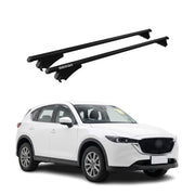 Tiger Barres de toit transversales pour Mazda CX-5 III 2025-2026 Noir Aluminium