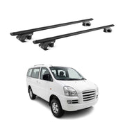 Barres de toit transversales pour Hyundai H-1 I 1997-2007 Aluminium Noir ABE