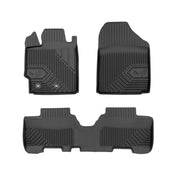 Tapis de Sol de Voiture No.77 pour Toyota Urban Cruiser 2008-2014 TPE Noir 3Pcs