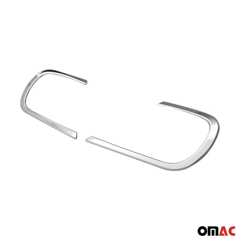 Cadres de phares antibrouillard pour Dacia Duster II 2018-2021 en acier inox