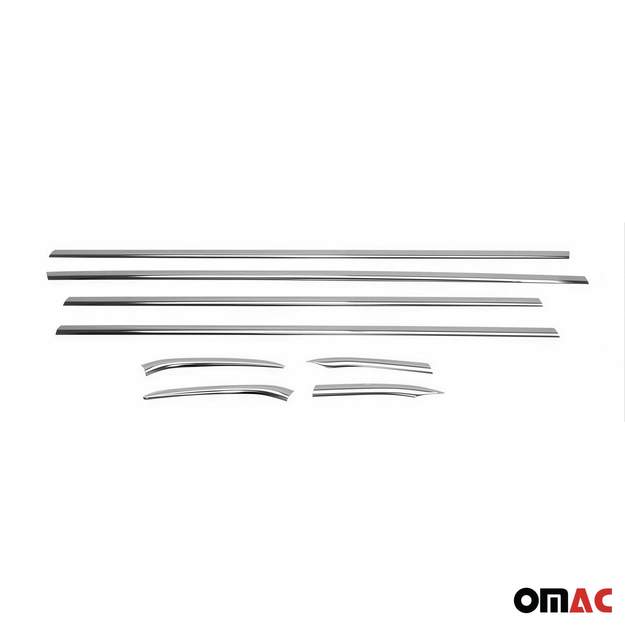 Garniture de Fenêtre pour Ford Fiesta HB 2008-2017 Acier Inox 8Pcs
