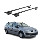 Barres de toit transversales pour Renault Megane II III Break 2003-16 Noir ABE