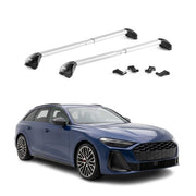 Barres de toit transversales pour Audi A5 B10 Break 2025-2026 Alu Gris 2x ABE