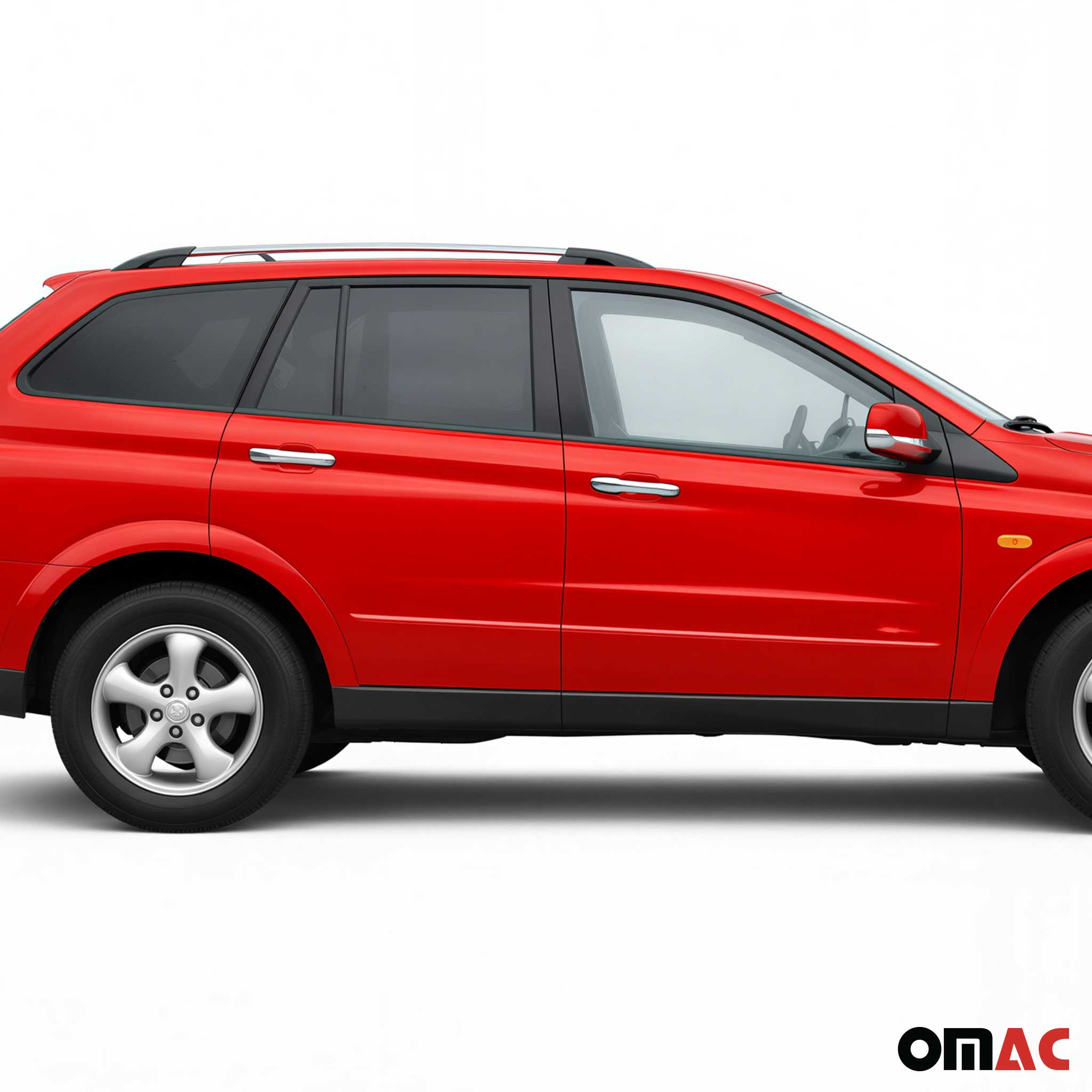 Couverture de poignée de porte pour Ssangyong Kyron 2007-2014 en Acier Inox