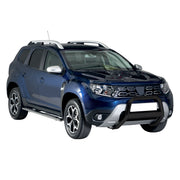 Pare-buffle Avant pour Dacia Duster 2018-2020 63 mm en Acier Noir