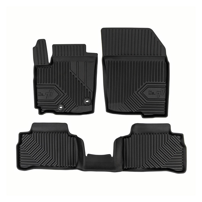 Tapis de Sol de Voiture pour Suzuki Vitara II Hybrid 2020-2025 TPE Noir 4Pcs