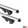 Barres de toit transversales pour Kia Clarus 1995-2001 90kg TÜV Alu Gris 2tlg