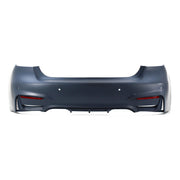 JOM Pare-choc Arrière pour BMW Série 3 F30 M-Paket 2011- re/li Schalldämpferausgang Sport-Design PDC