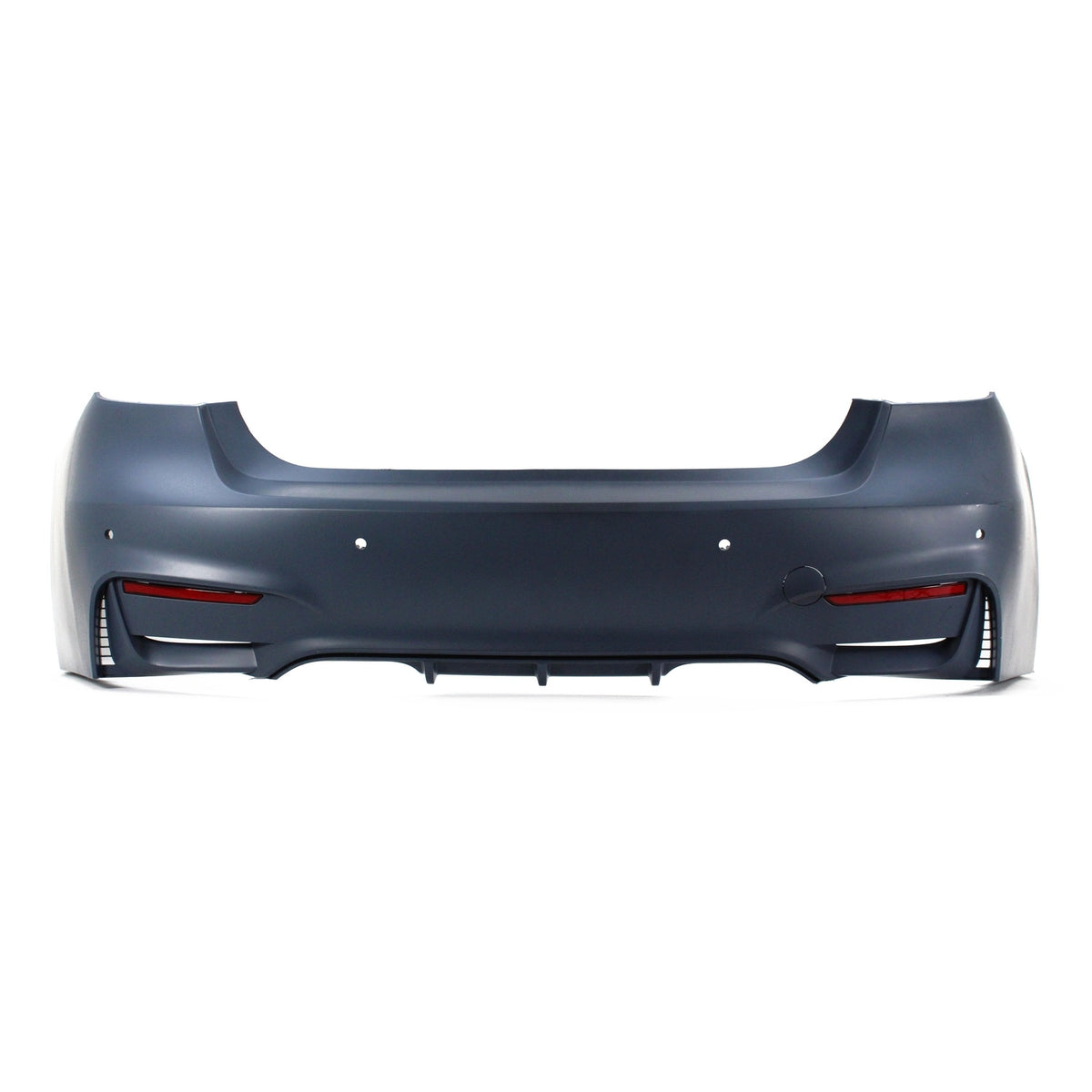 JOM Pare-choc Arrière pour BMW Série 3 F30 M-Paket 2011- re/li Schalldämpferausgang Sport-Design PDC