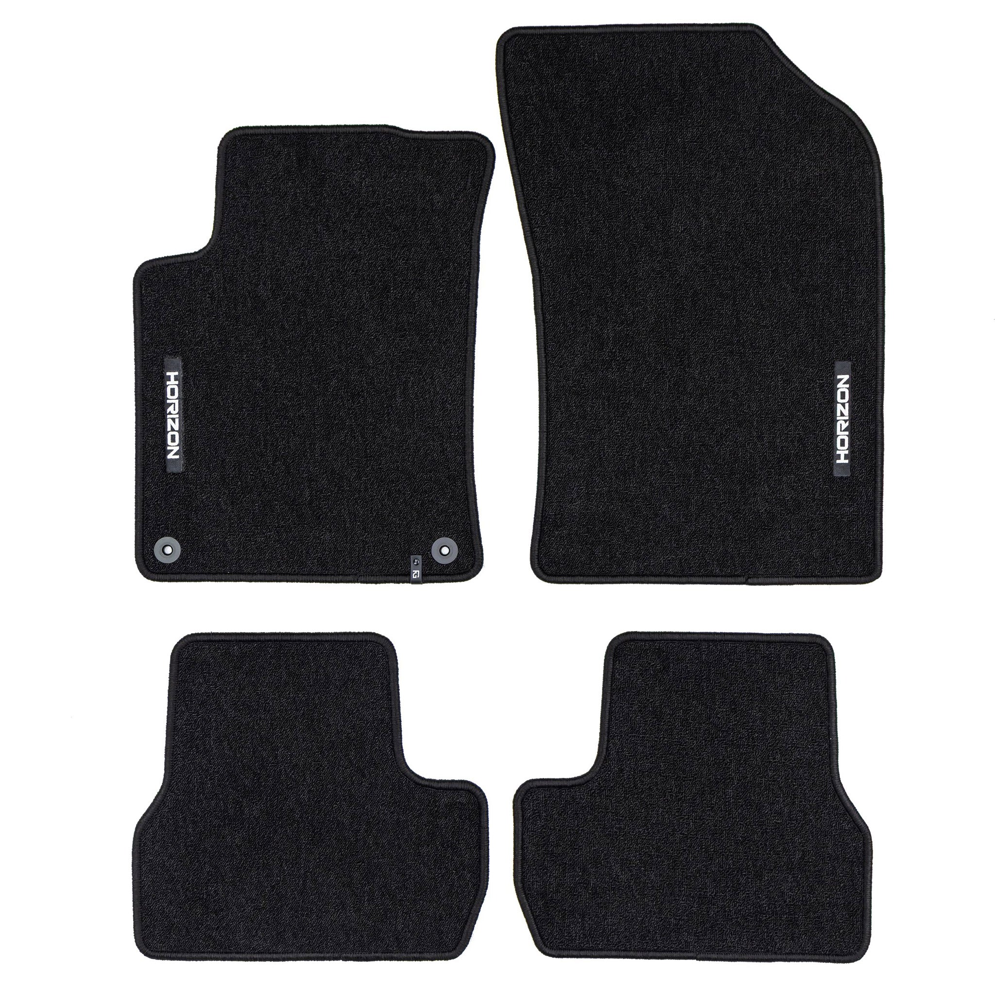 Tapis de Sol de Voiture pour Citroen DS3 2014-2016 FL Velours Imperméable 4Pcs