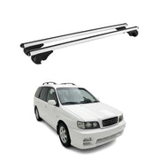 Barres de toit Transversales pour Kia Joice Break 1999-2003 TÜV Alu Gris 2Pcs