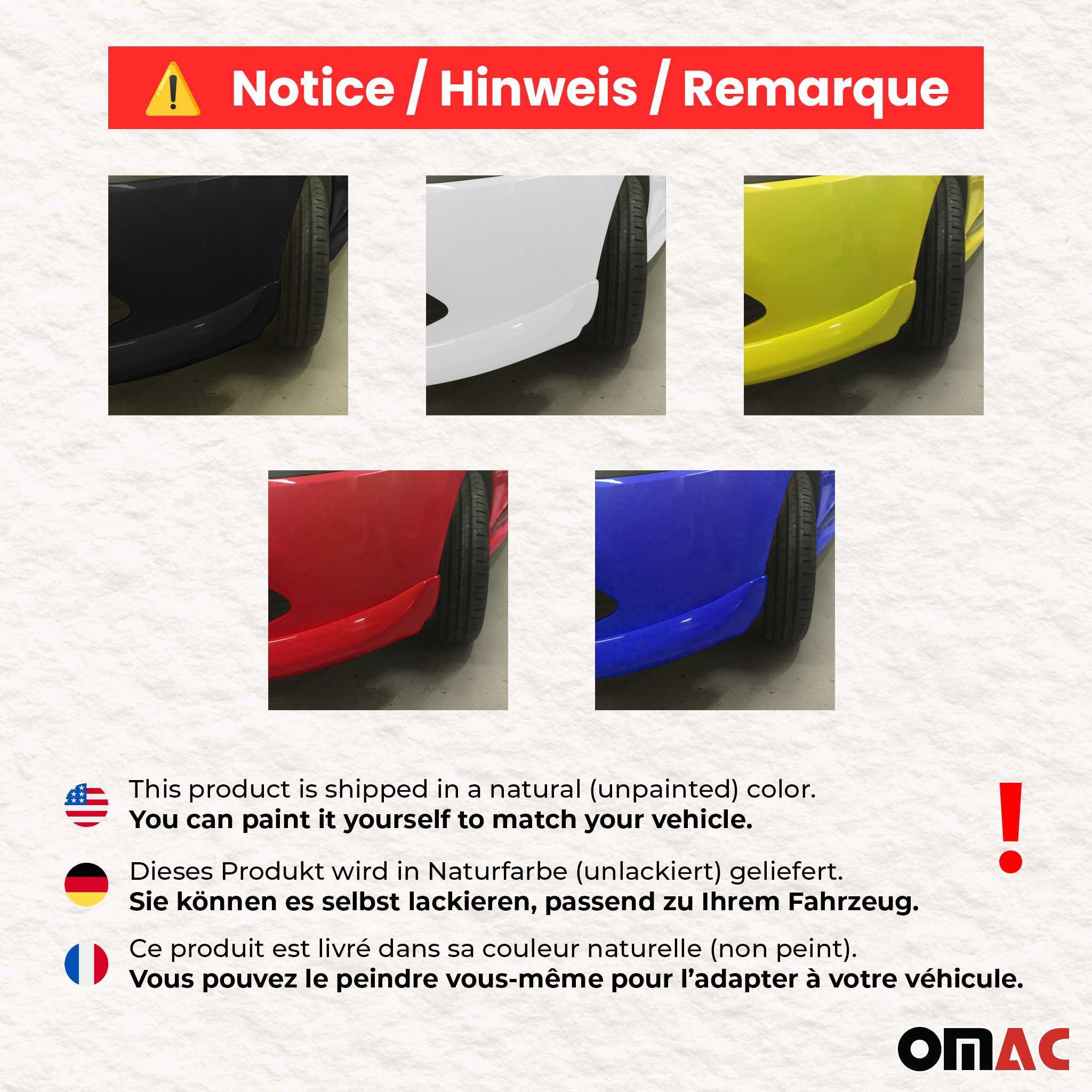 Spoiler Arriére pour Mercedes Vito W447 2014-2025 Becquet Voiture en Polyster