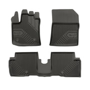 Tapis de Sol de Voiture pour Dacia Lodgy 2012-2022 TPE Antidérapant Noir 3Pcs