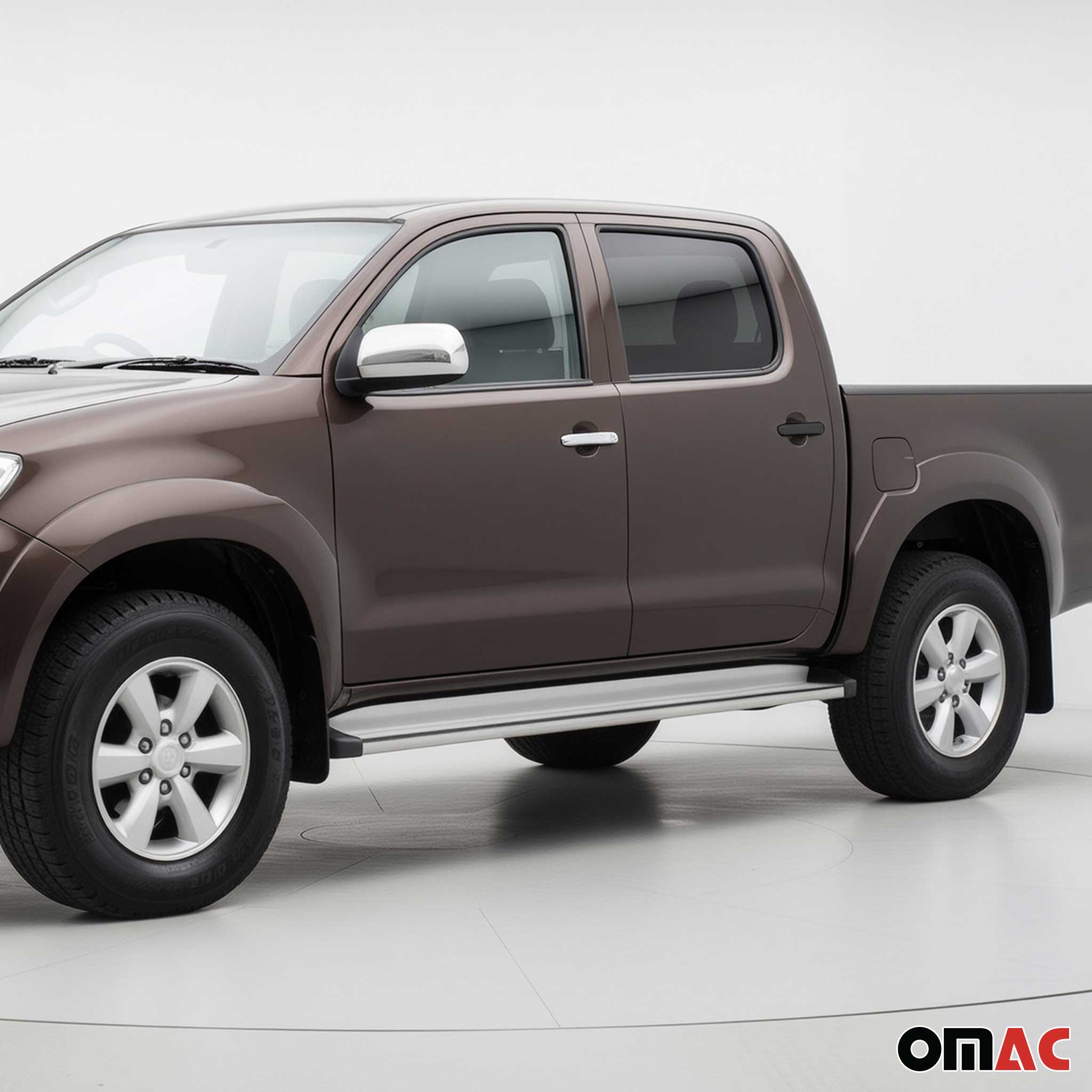 Couverture de poignée de porte pour Toyota Hilux 2005-2015 en Acier Inoxydable