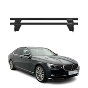 Menabo Barres de toit transversales pourBMW Série 7 G11 G12 2015-2022 Noir