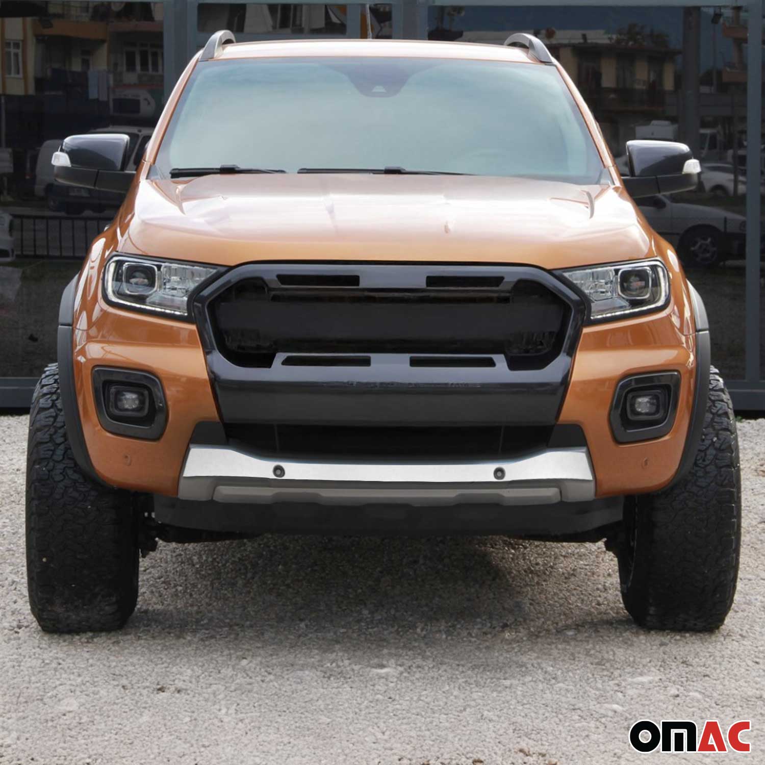 Garniture de Pare-chocs Avant pour Ford Ranger 2018-2022 Chromé