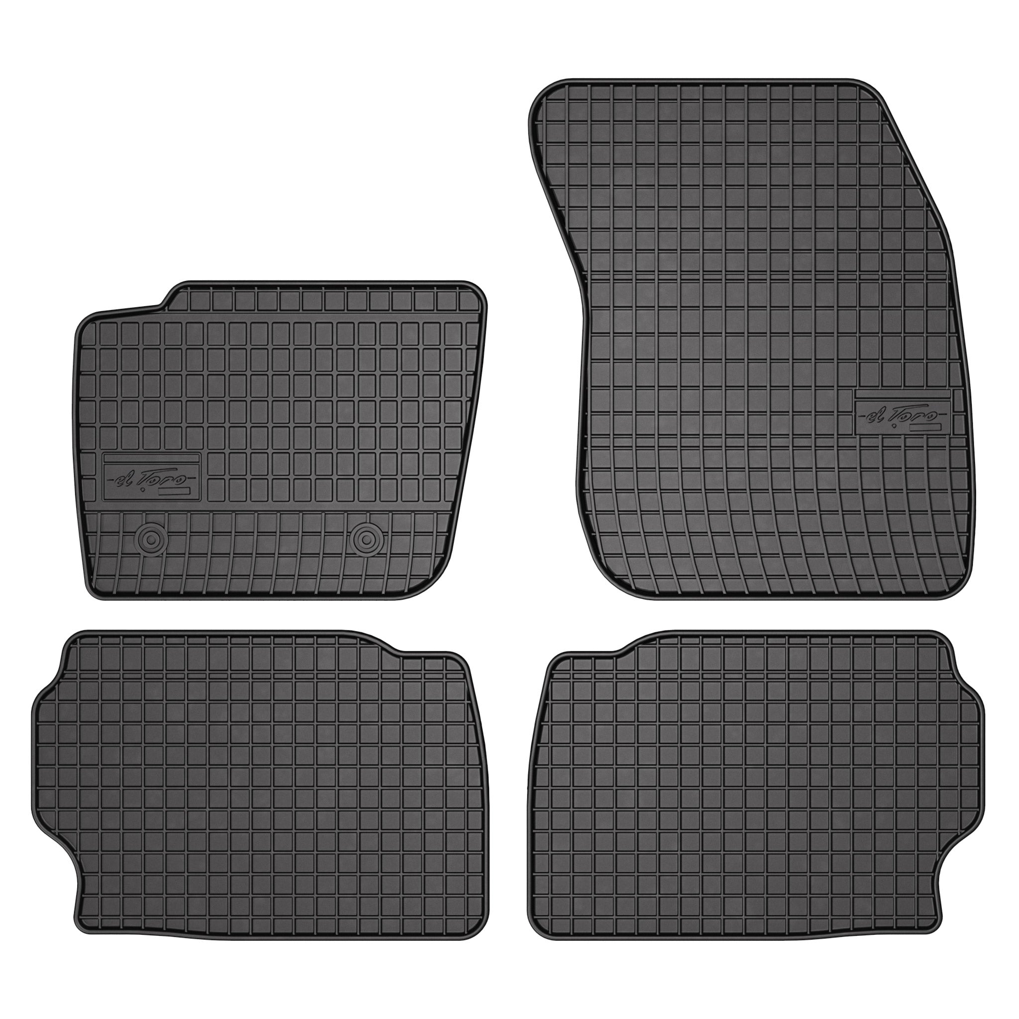 OMAC Tapis de Sol pour Ford Mondeo mk5 2014-2022 Caoutchouc Noir
