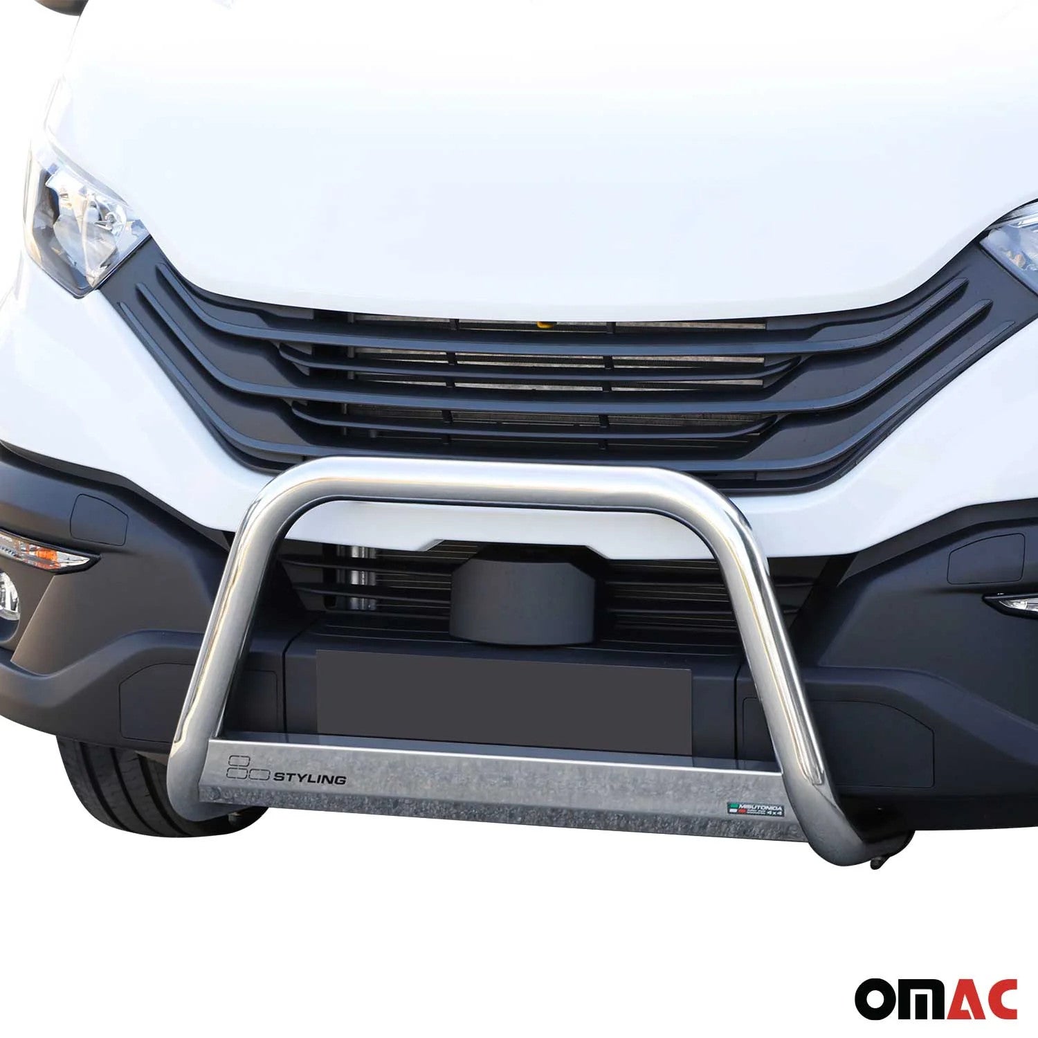 Pare-Buffle Avant Pour Iveco Daily dès 2024 Ø63mm Acier Inoxydable Argent
