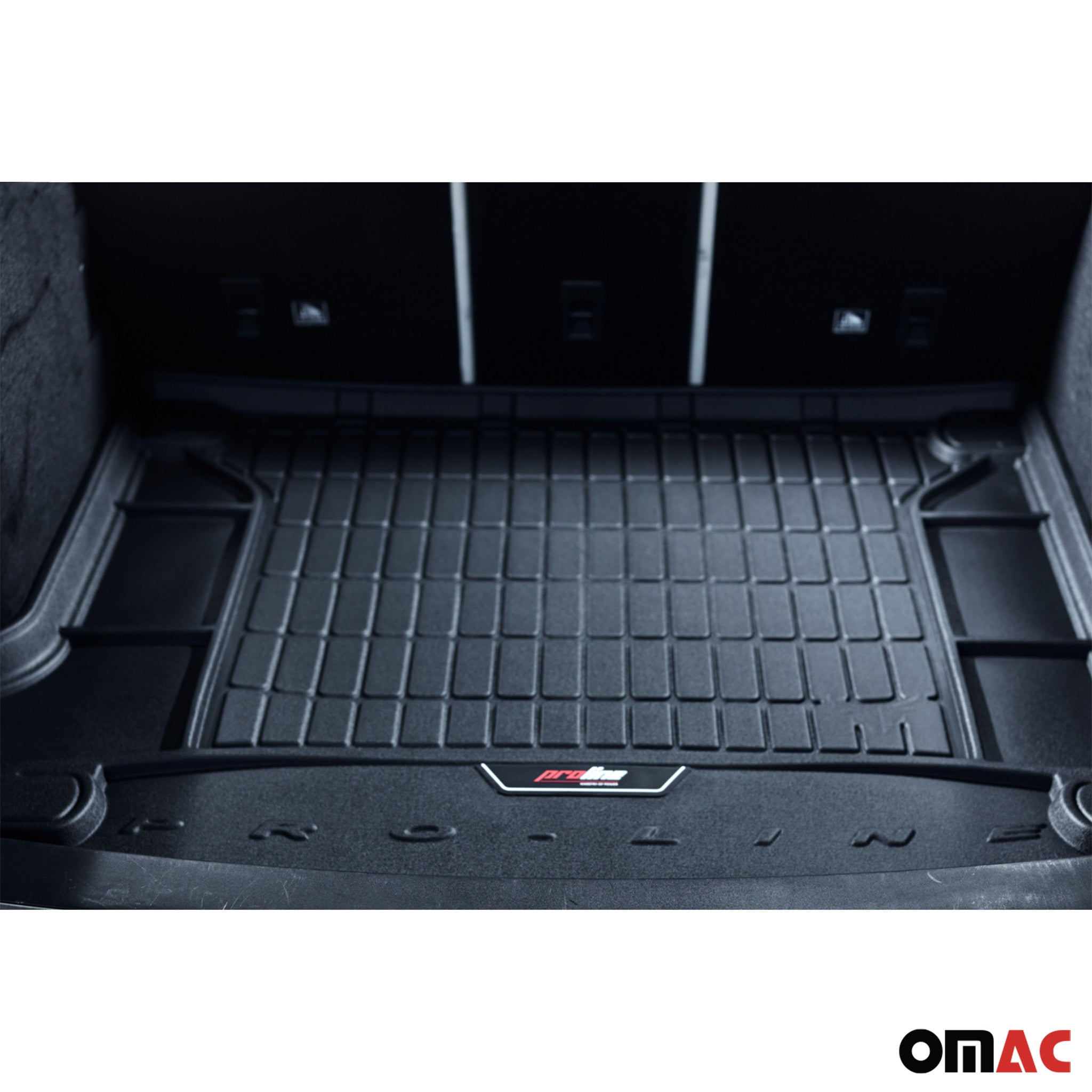 OMAC Tapis de Coffre pour Honda Accord 2008-2015 Berline TPE Noir