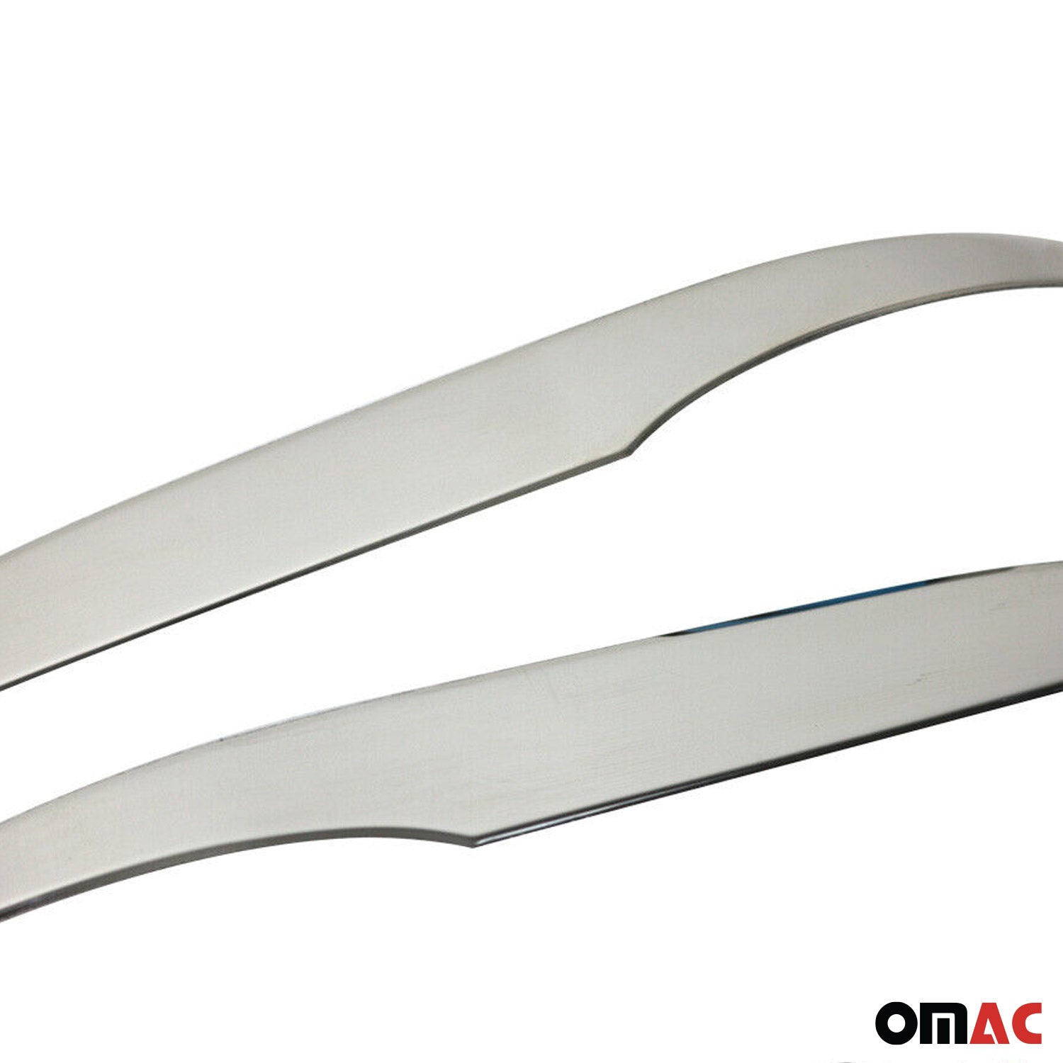 Coques de Rétroviseurs pour Toyota Hilux VIII 2015-2026 en Acier Chromé Argent