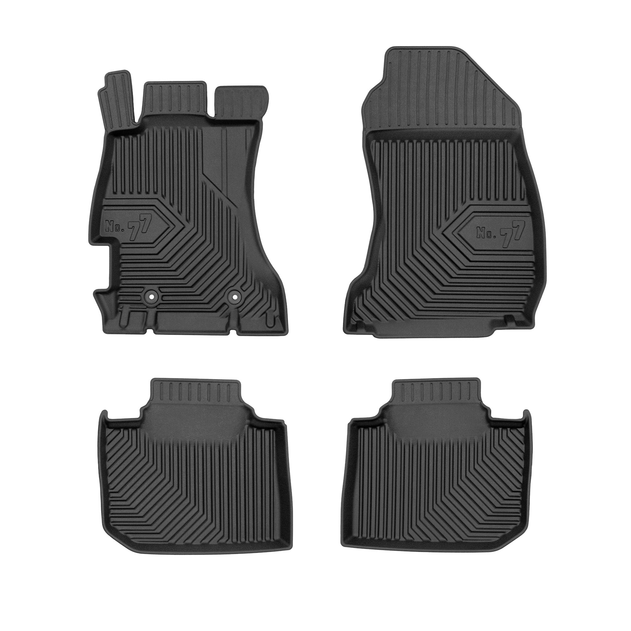 Tapis de Sol de Voiture pour Subaru Impreza IV 2011-2016 TPE Imperméable 4Pcs