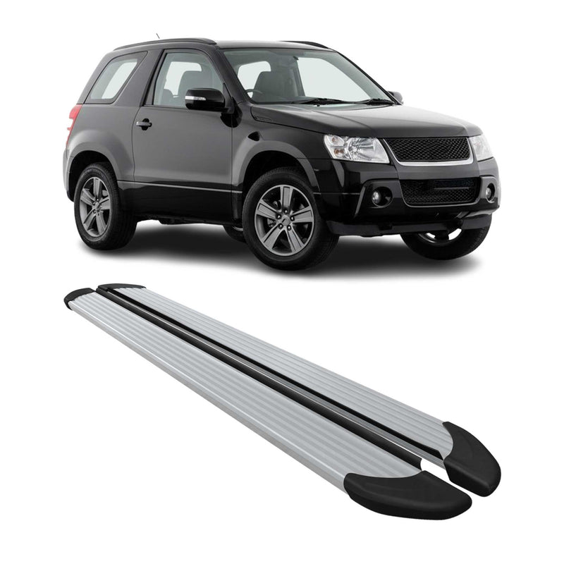 Marchepieds Latéraux pour Dacia Bigster 2024-2025 Aluminium Argent L1 Court 2Pcs