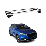 Barres de toit Transversales pour MG ZS 2017-2026 Aluminium Argent