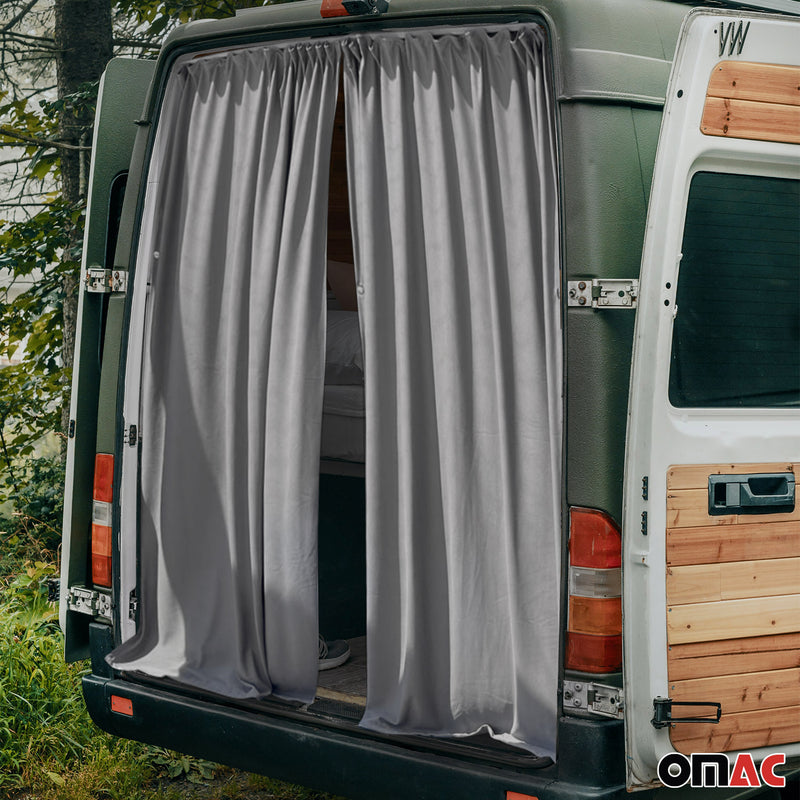 Rideaux De Porte Hayon Pour Citroen Jumpy Protection Solaire Gris