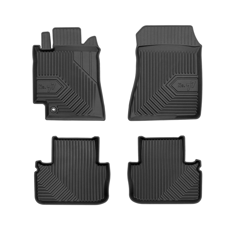 Tapis de Sol de Voiture pour Lexus IS 200 I Berline 1998-2005 TPE Noir 4Pcs