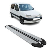 Marchepieds Latéraux pour Citroen Berlingo 1996-2008 L1 Aluminium Argent 2Pcs