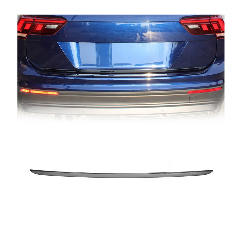 Garniture de Hayon Coffre pour VW Tiguan / Allspace 2016-2024 acier inox foncé