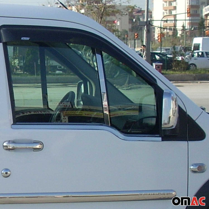Baguettes pour contour Latérales pour Ford Tourneo Connect 2002-2014 inox chrome