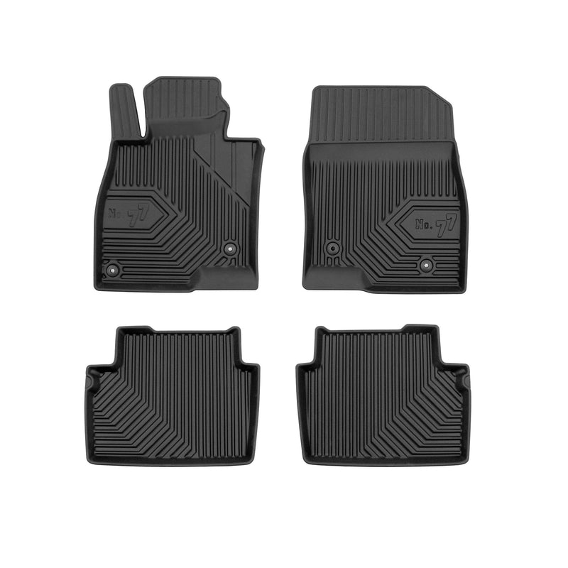 Tapis de Sol de Voiture pour Mazda 6 III Break 2012-2018 Pre-FL TPE Noir 4Pcs