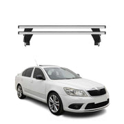 Barres de toit Transversales pour Skoda Octavia II 2008-2013 Gris 2x 5 portes