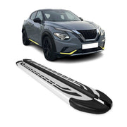2019-2026 Nissan Juke II Marchepieds Latéraux pédale Aluminium Gris 2Pcs