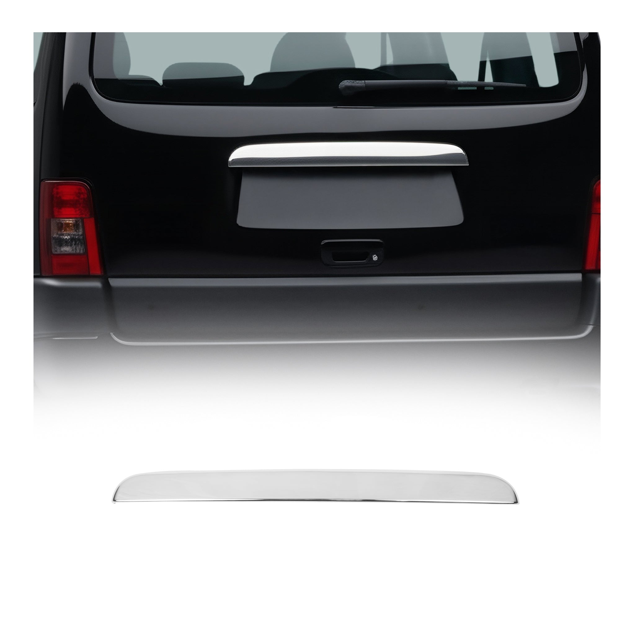 Garniture de Hayon Coffre pour Citroen Berlingo 1996-2008 acier inox