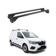 Barres de toit Transversales pour Renault Kangoo III 2021-2026 TÜV Alu Noir 2x