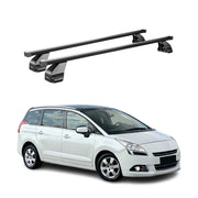 Barres Transversales Menabo pour Peugeot 5008 2009-2016 Noir