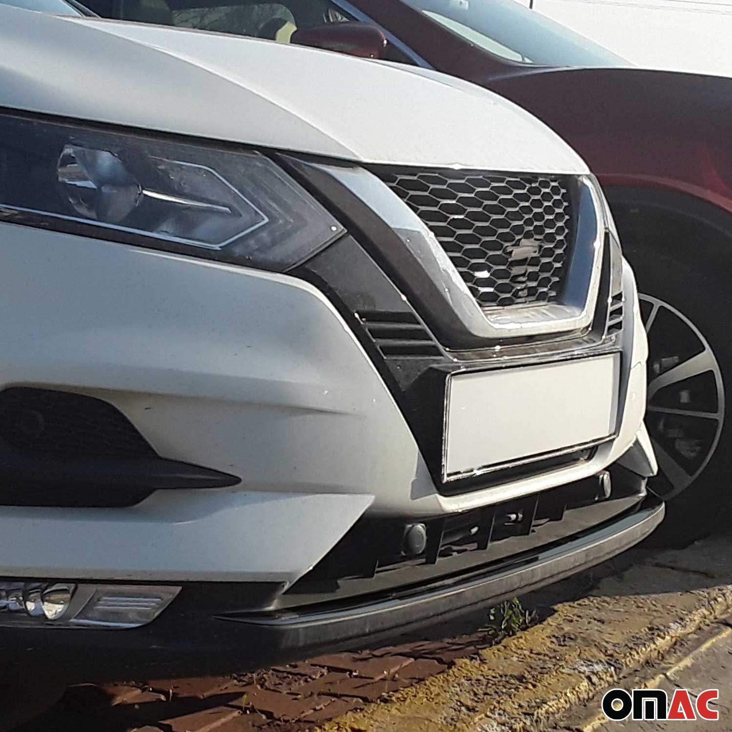 Garniture de Pare-chocs Avant pour Nissan Qashqai 2017-2021 Chromé