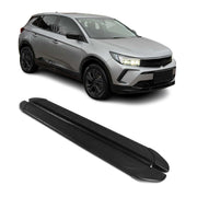 2024-2026 Opel Grandland II Marchepieds Latéraux pédale Noir Aluminium 2Pcs