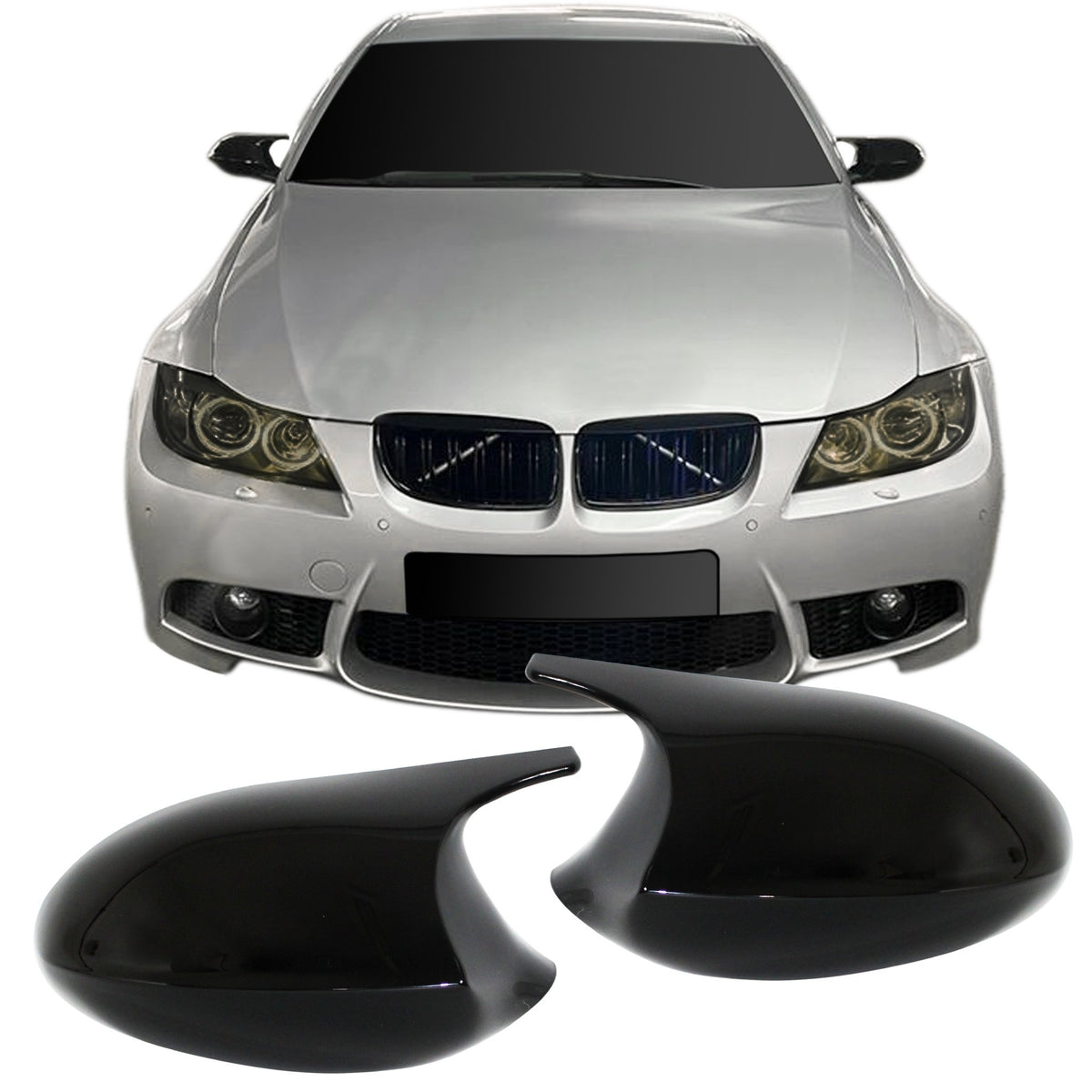 JOM Coques de Rétroviseur pour BMW Série 3 E90/E91 2005-2008 (E92/E93) 2006-2010